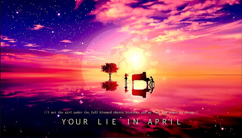 Anime, Kousei Arima, Kaori Miyazono, Your Lie In April, HD wallpaper