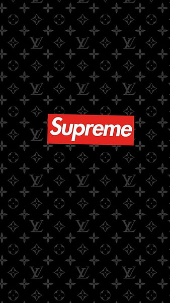 Supreme LV, black, HD phone wallpaper