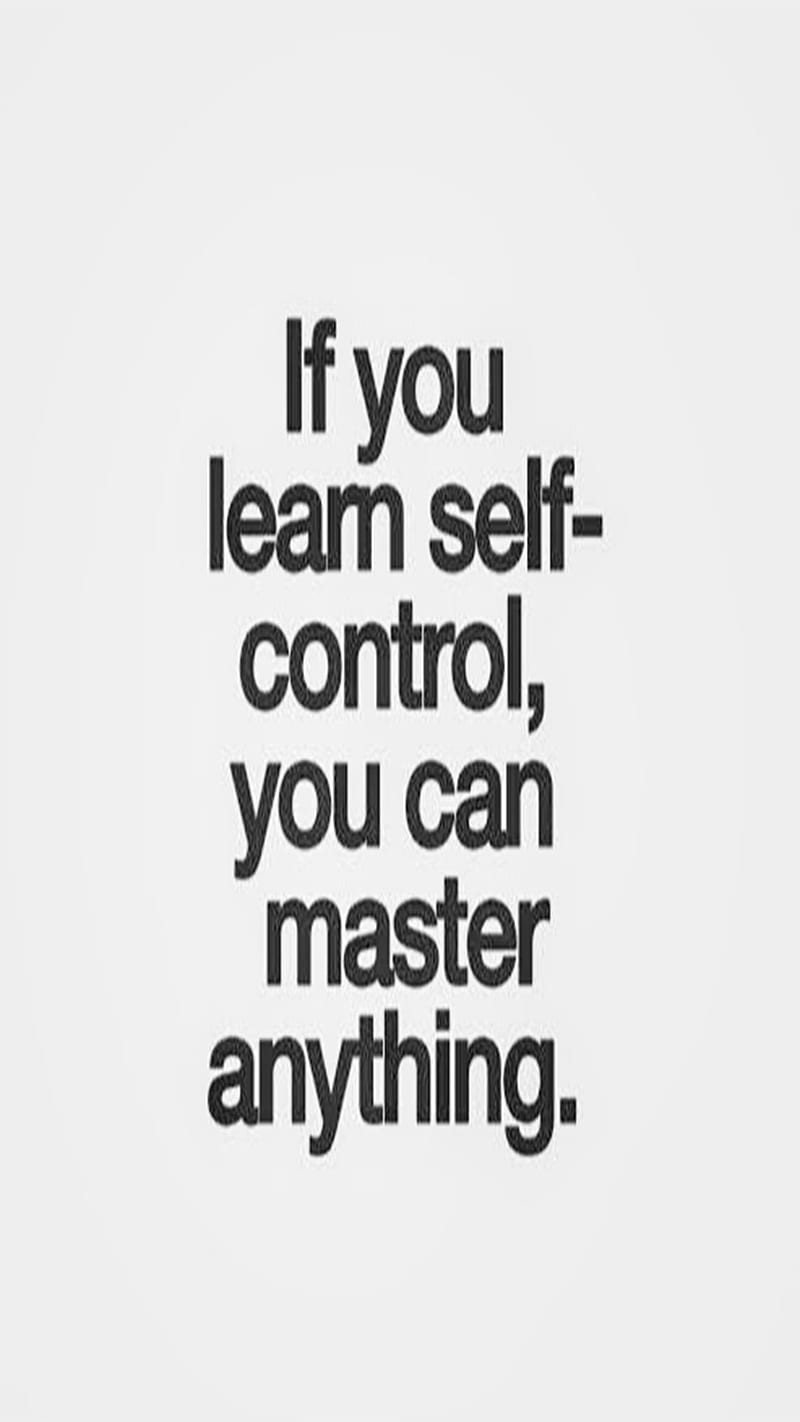 Master of All, learn, master, motivation, saying quotes, self control, HD phone wallpaper