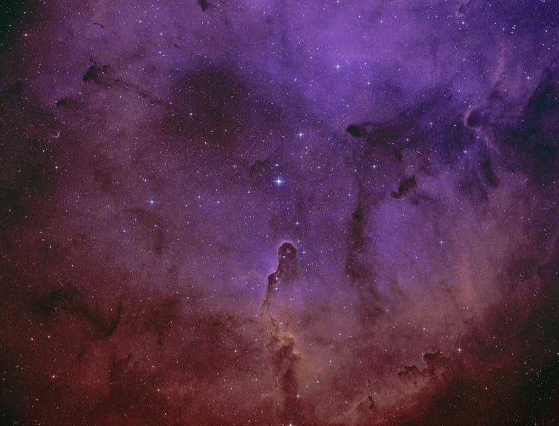 elephant trunk nebula, nebula, stars, space, HD wallpaper