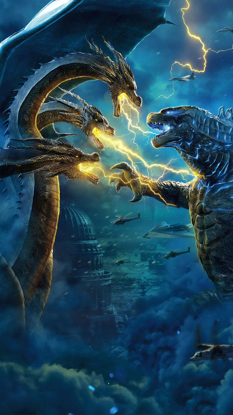 Godzilla vs King, movies, HD phone wallpaper