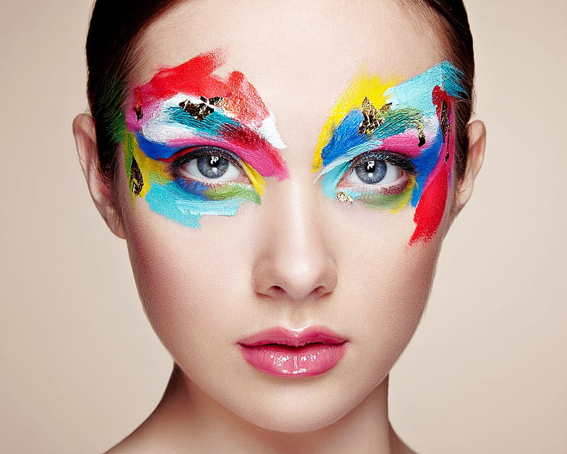 1080P free download | Beauty, colorful, model, oleg gekman, woman, girl ...