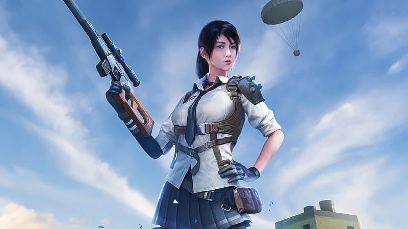 Sniper Girl Playerunknowns Battlegrounds, HD wallpaper