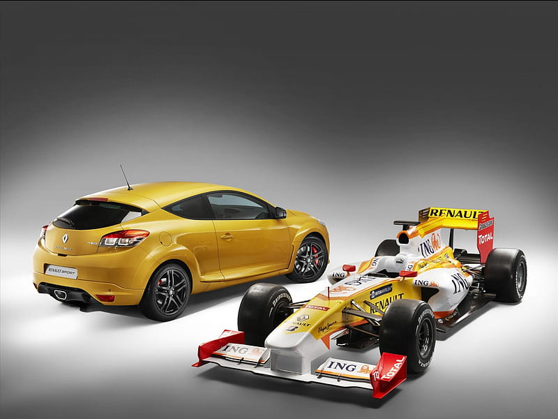 Renault Team, cars , , renault megane, f1 renault team, renault f1, HD wallpaper