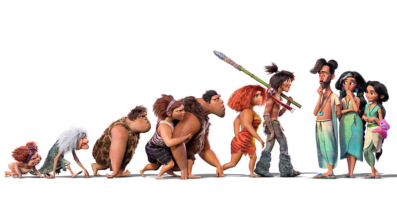 The Croods A New Age 2020 All Characters Movies, HD wallpaper