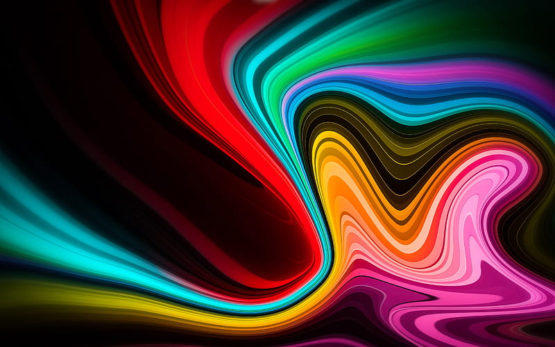 Colors Formation Abstract 2020 High Quality, HD wallpaper
