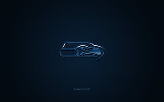 Download The Powerful Seattle Seahawks Logo in Black Aesthetic Mode  Wallpaper