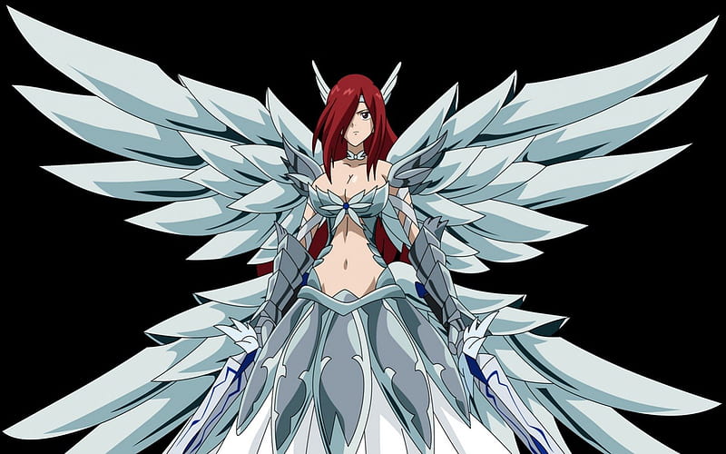 Erza Scarlet - Heaven's Wheel Armor, armor, fairy tail, erza, anime, HD wallpaper