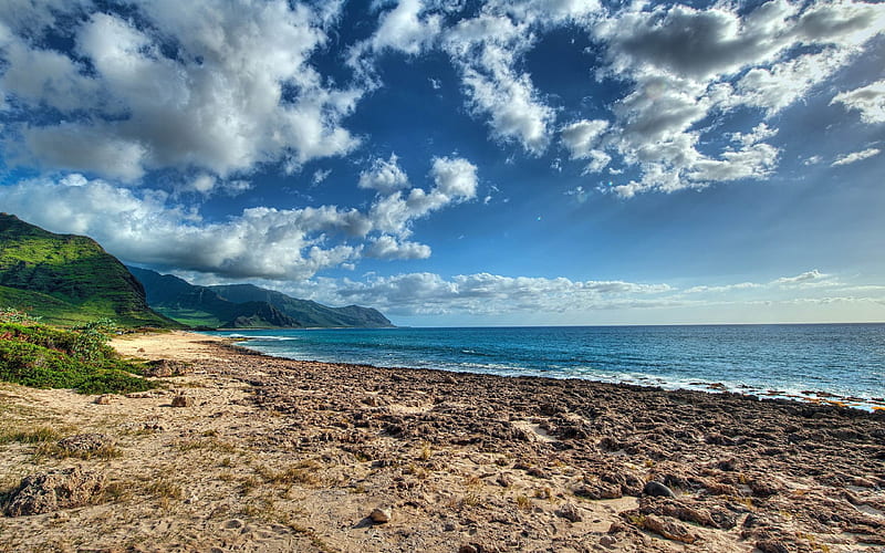 kaena point oahu hawaii-Island travel landscape graphy, HD wallpaper