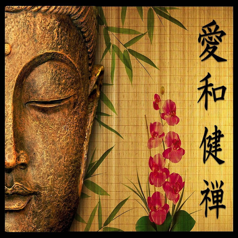 Budda, bamboo, buddhism, zen, HD phone wallpaper