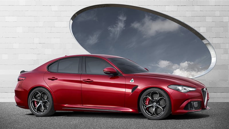 Alfa Romeo Giulia Quadrifoglio Verde, HD wallpaper Alfa Romeo Giulia Quadrifoglio Verde, HD wallpaper
