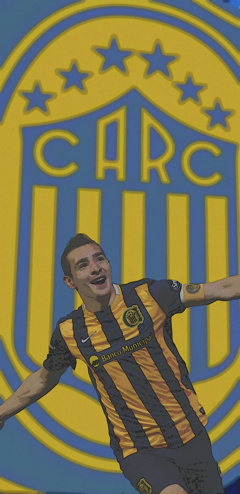 Marco ruben, yellow, argentina, blue, central, football, liga, rosario, superliga, HD phone wallpaper