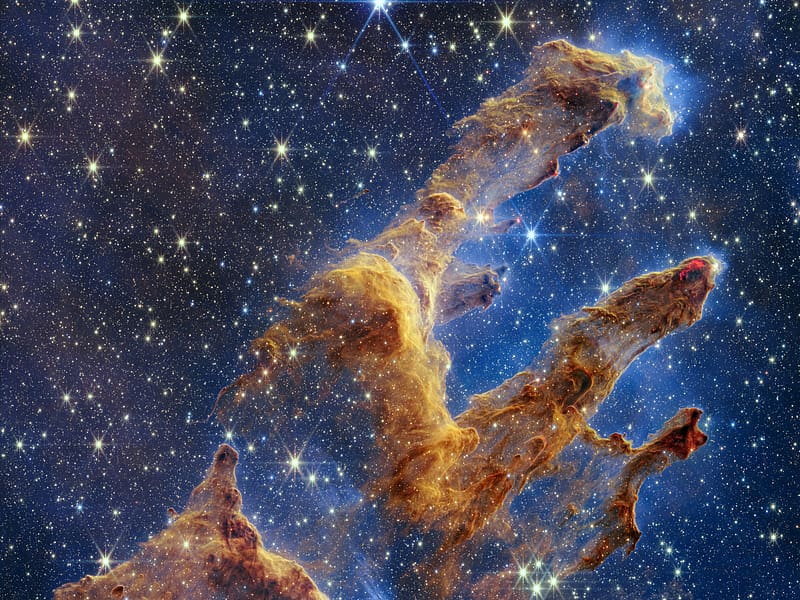 Pillars of Creation, space, nature, stars, gas, HD wallpaper | Peakpx