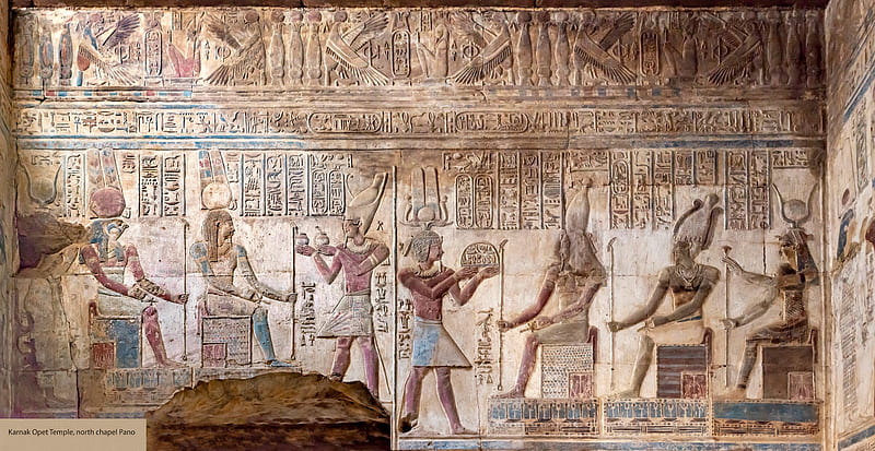 Relief from Opet Temple, Karnak, Egypt, karnak, relief, ancient, egypt, HD wallpaper