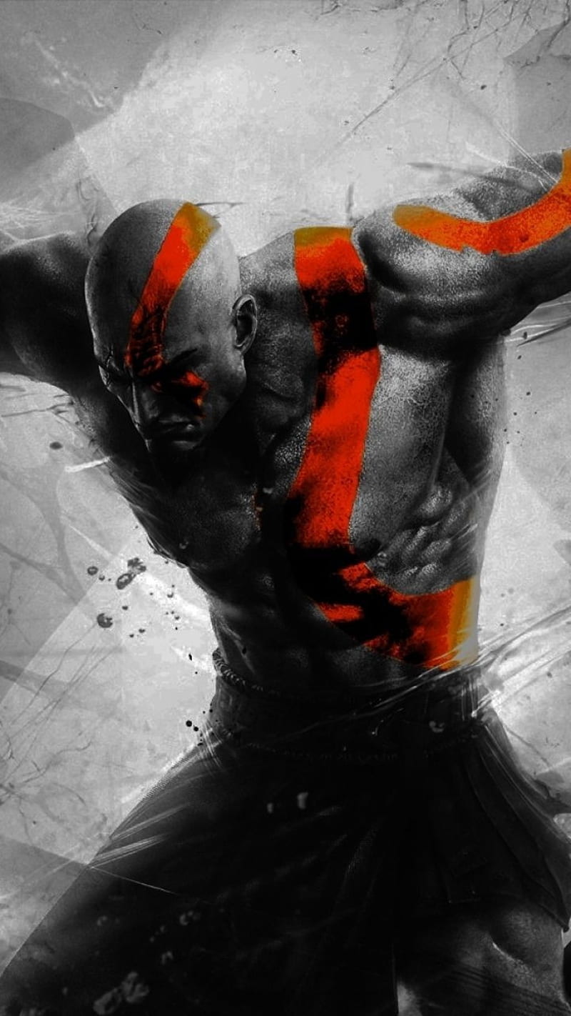 God of war, gow, inmortal, kratos, ps4, HD phone wallpaper