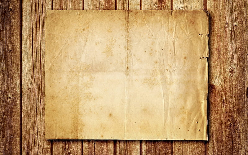 Blank paper on wooden board, macro, old paper, wooden board, blank paper, wooden  background, HD wallpaper | Peakpx