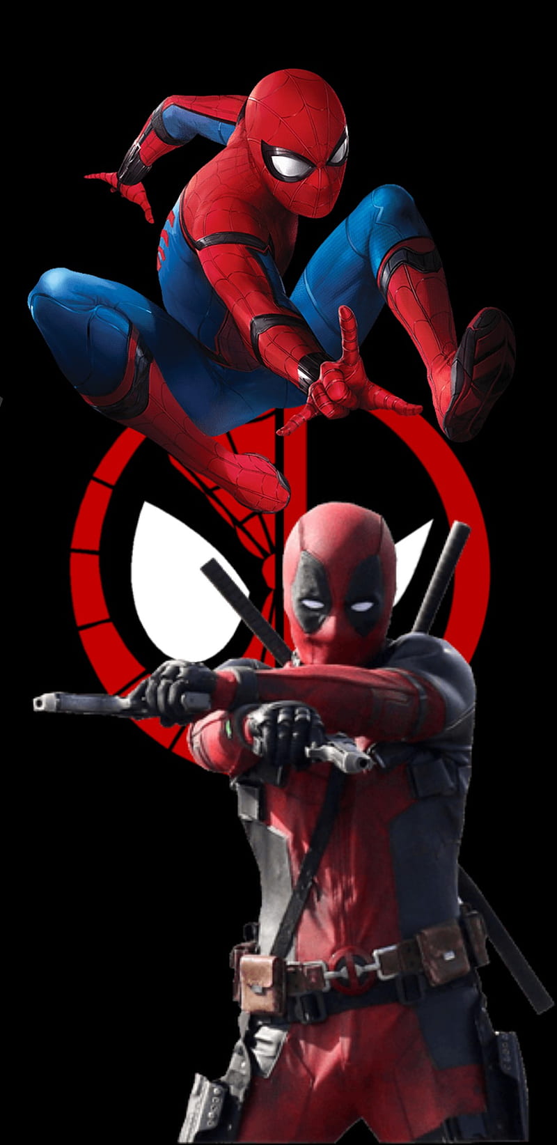 Deadpool-Spiderman, deadpool, dp, heroes, infinity, marvel, sm, spider-man,  spidey, HD phone wallpaper | Peakpx