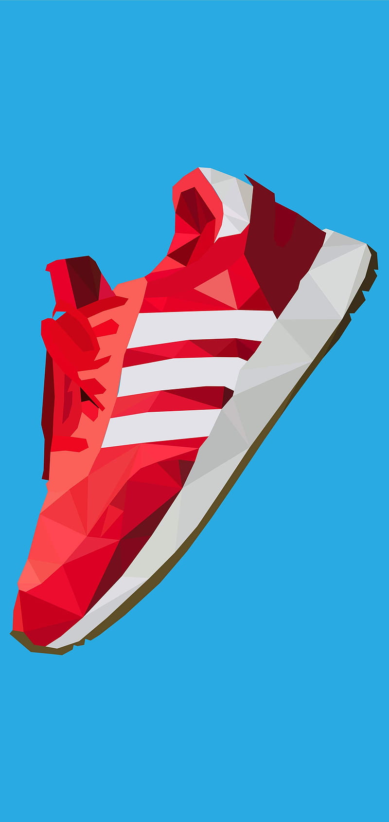 Adidas Shoe, blue, brand, cool, logo, red, sport, esports, stripes, HD  phone wallpaper | Peakpx