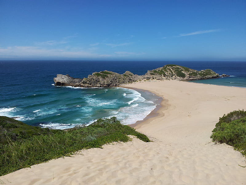 Witsand, Robberg Nature Reserve, South Africa, indian ocean, robberg, witsand, plettenberg bay, south africa, HD wallpaper