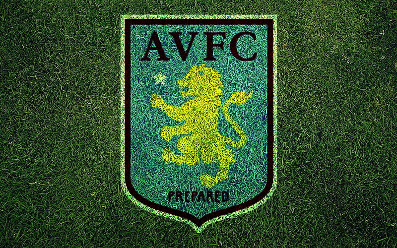 Aston Villa F.C., football, soccer, aston villa, logo, avfc, HD wallpaper