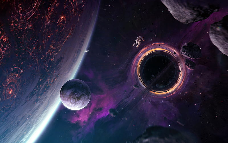 Astronaut Space 2020 Vast Universe Poster, HD wallpaper