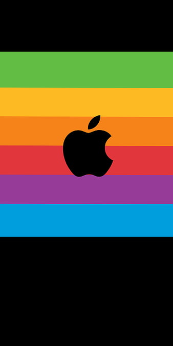 This wallpaper with the Retro Apple Logo in the middle for the iPhone X.  Thanks! : r/WallpaperRequests