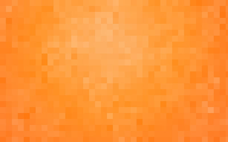 Orange Pixels Background Ultra, Aero, Colorful, Orange, background, Pixels, Mosaic, HD wallpaper