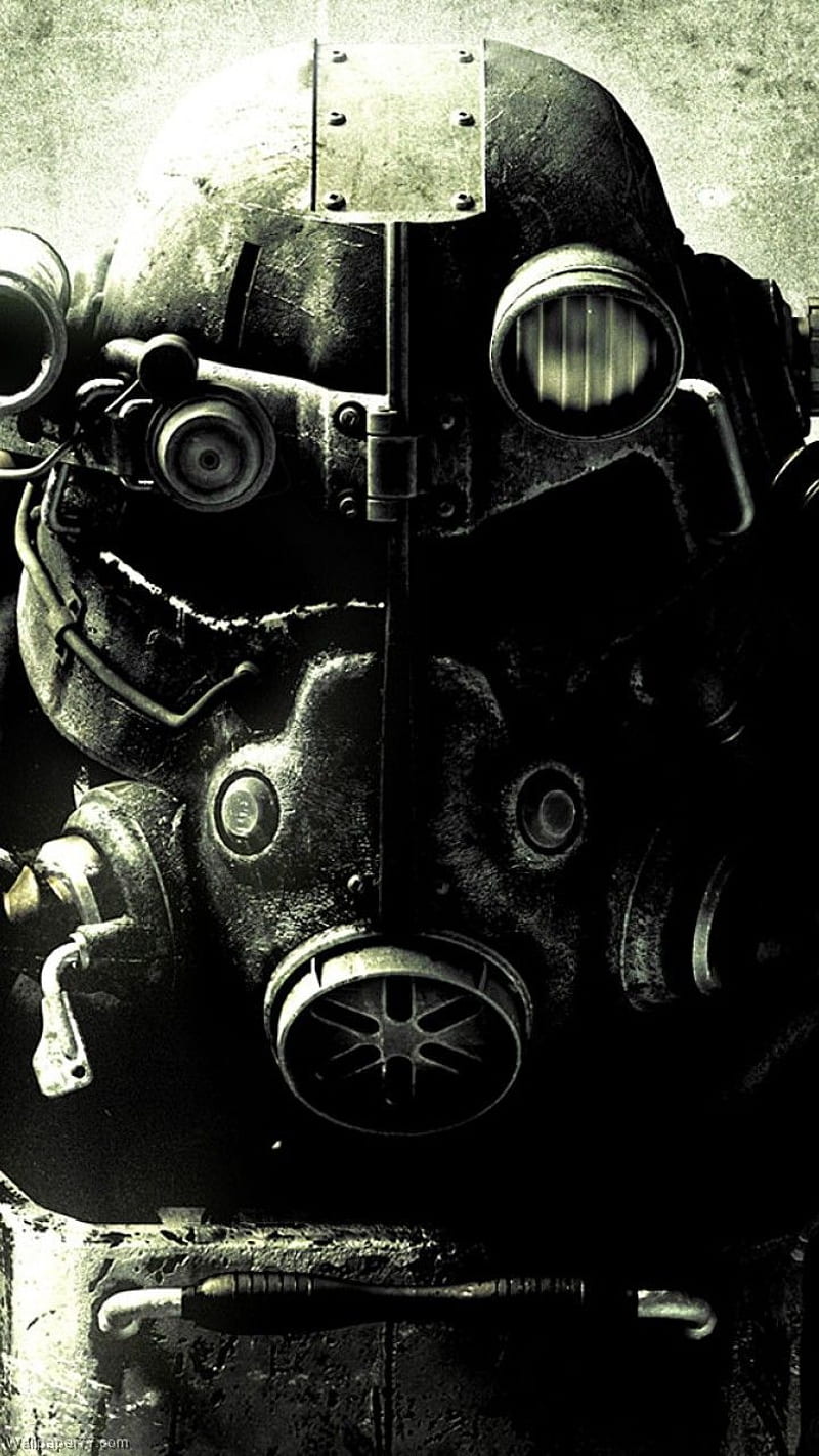 Fallout 4, gas, gladiator, half, life, mask, metal, military, nuclear, resident, suit, HD phone wallpaper
