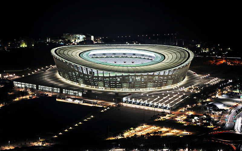 Cape Town Stadium, Cape Town, South Africa, football stadiums, new sports arenas, HD wallpaper