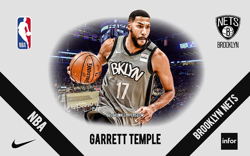 Garrett Temple, Brooklyn Nets, American Basketball Player, NBA, USA, basketball, Barclays Center, HD wallpaper