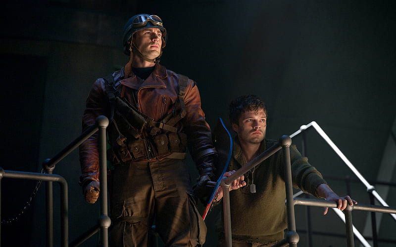 Captain America With WW2 Shield-Captain America-The First Avenger Movie, HD wallpaper