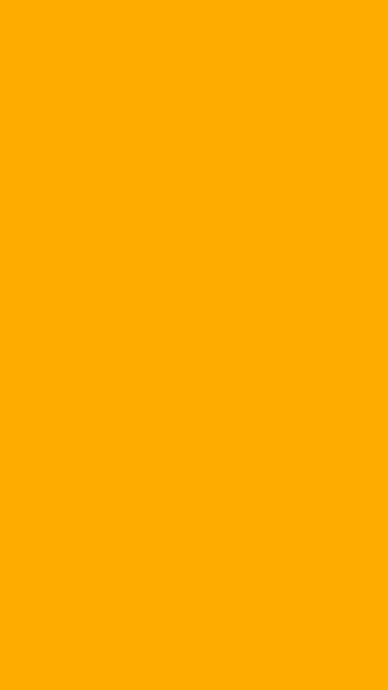 Yellow color, orange, colour, simple, plain, background, plan, HD phone wallpaper