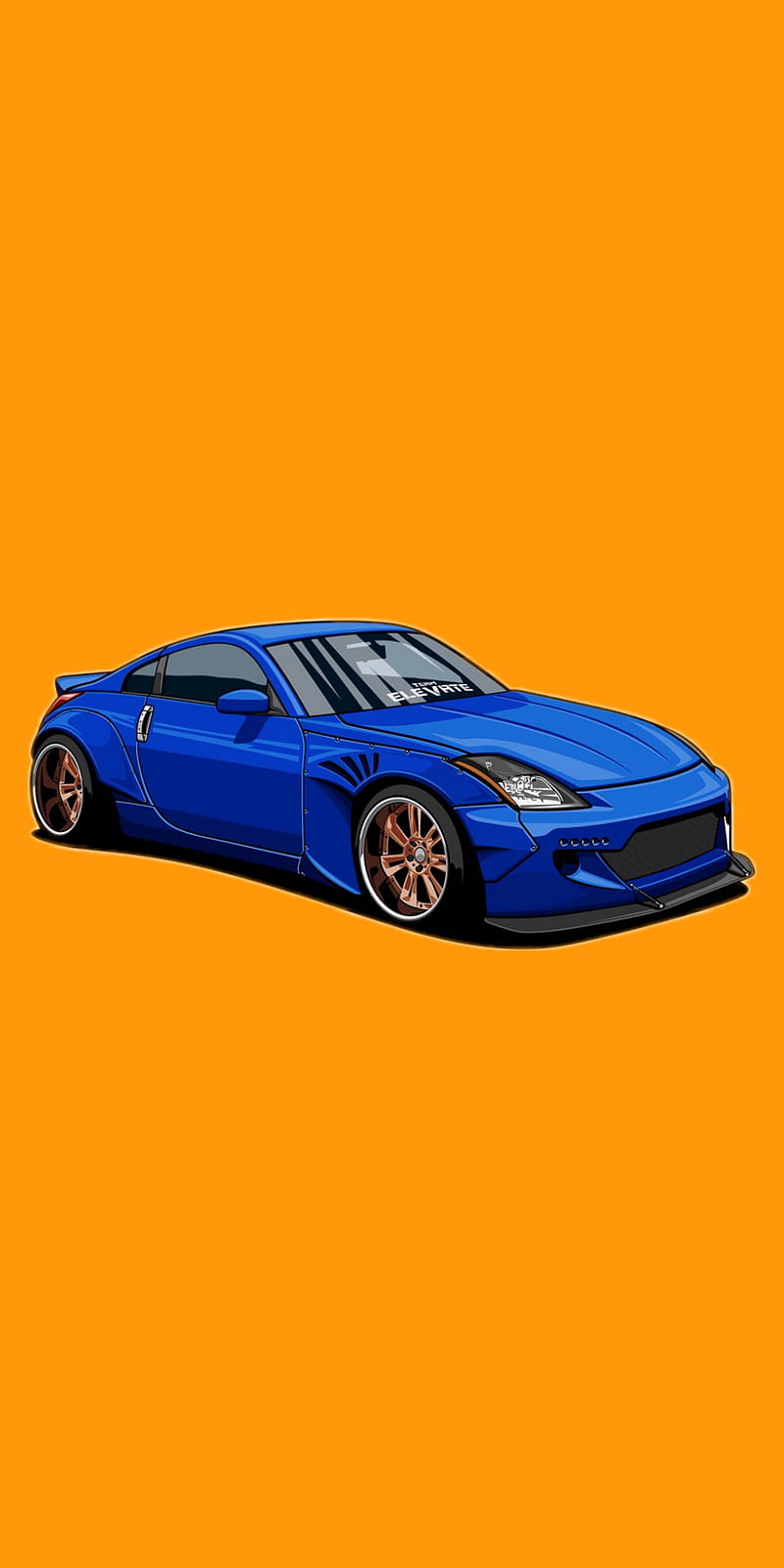 Car art pandem 350z, formula, nissan, rocketbunny, racing, drift, HD phone wallpaper