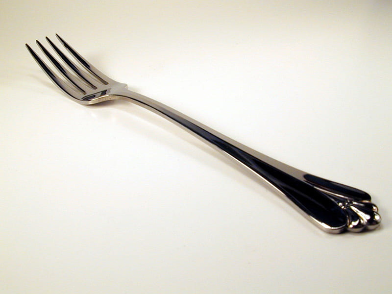 Fork, silverware, HD wallpaper