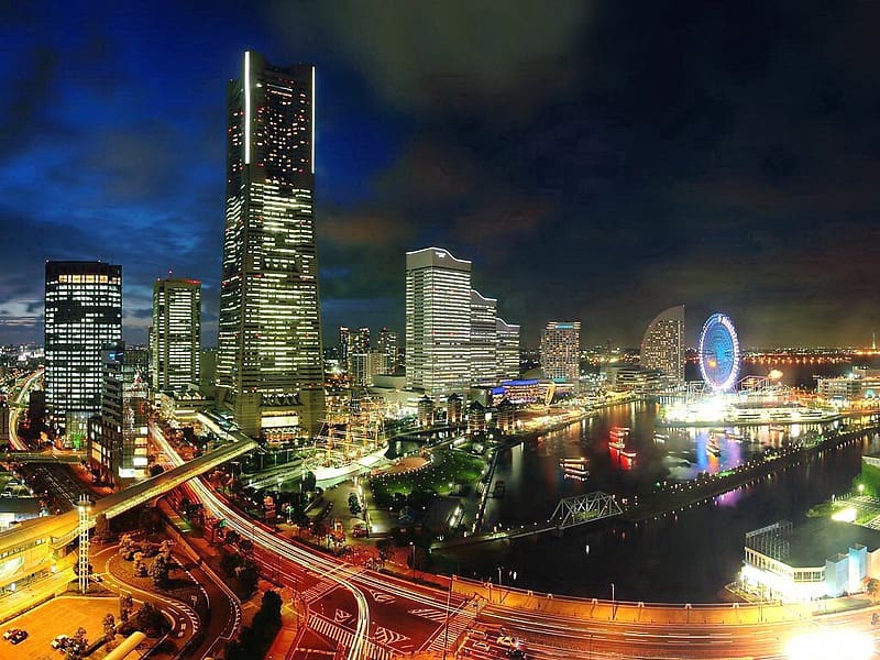 Cities, Japan, Yokohama, HD wallpaper
