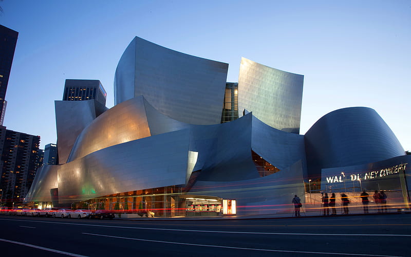 Walt Disney Concert Hall Los Angeles CA, HD wallpaper