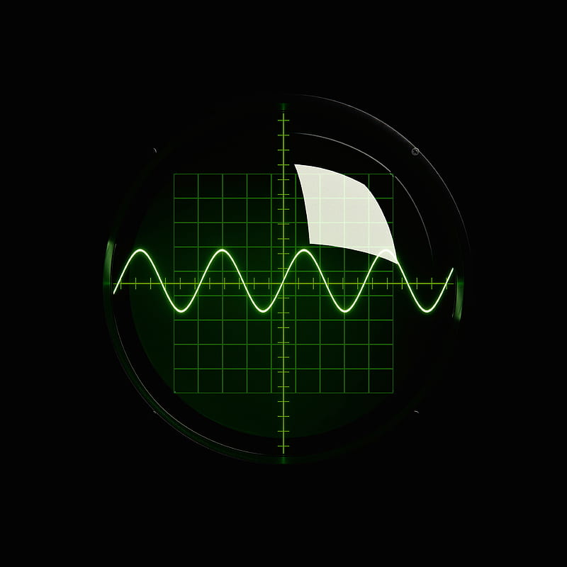 radar, line, grid, glow, green, HD phone wallpaper