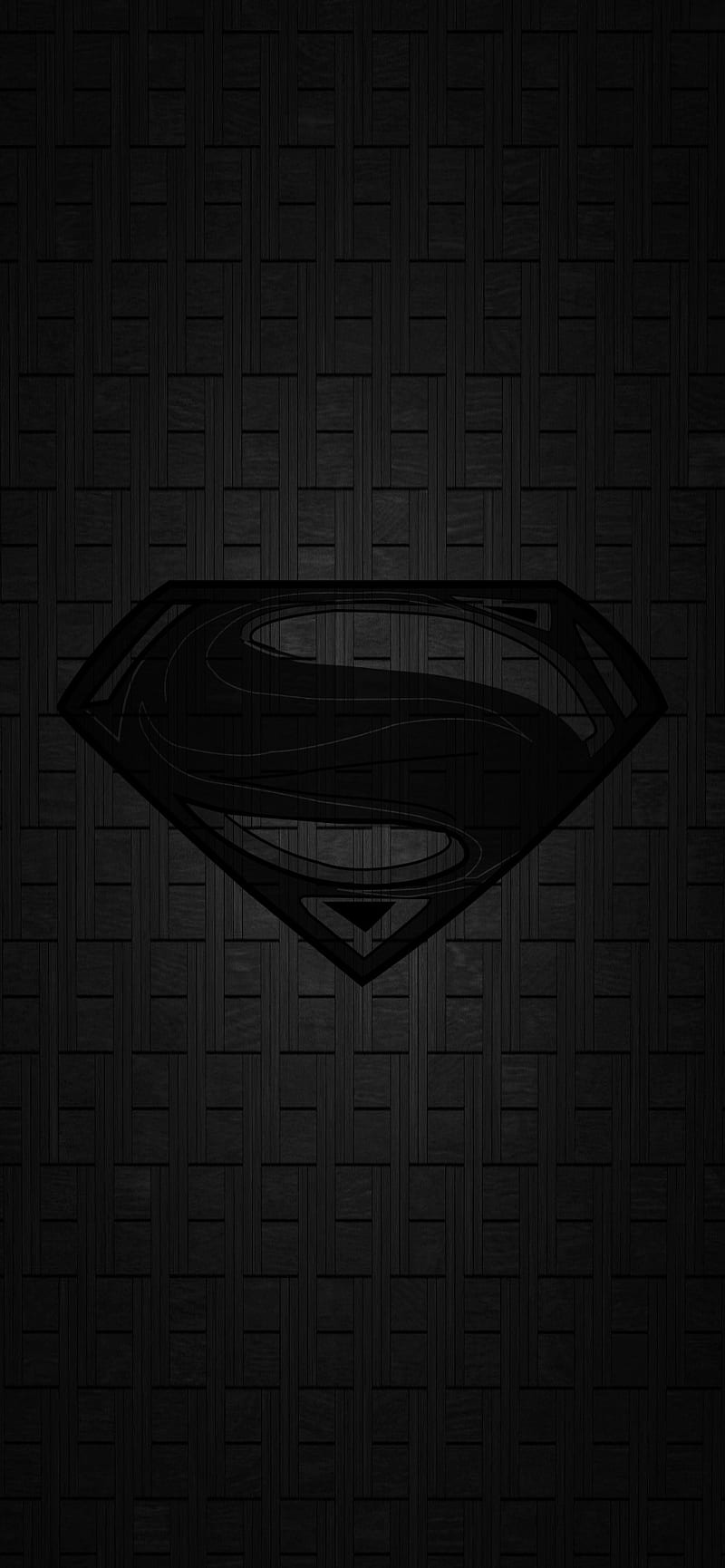Superman logo, black, dark, dc, desenho, gris, superheros, HD phone  wallpaper | Peakpx