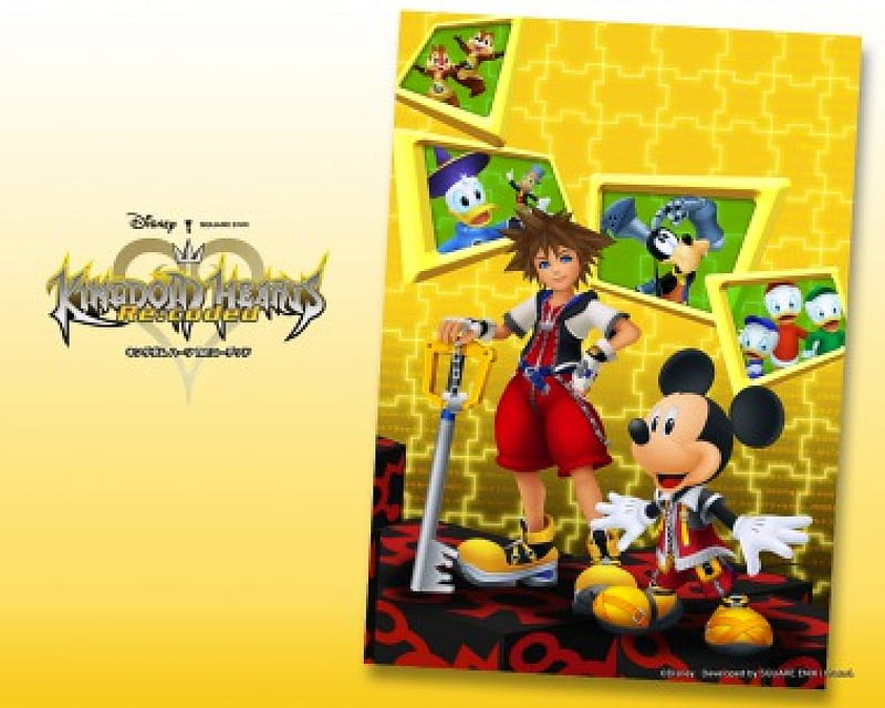 Kingdom Hearts Re:coded, Tron, the lion king, aladdin, pirates of the caribbean, HD wallpaper
