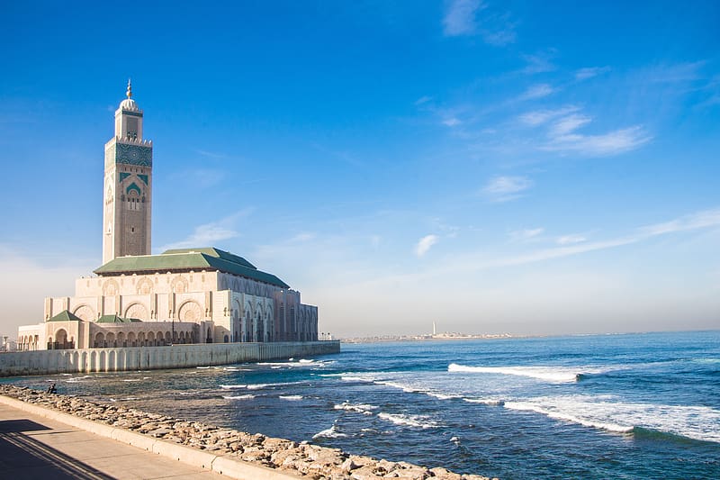 Building, Morocco, Mosque, Religious, Mosques, HD wallpaper