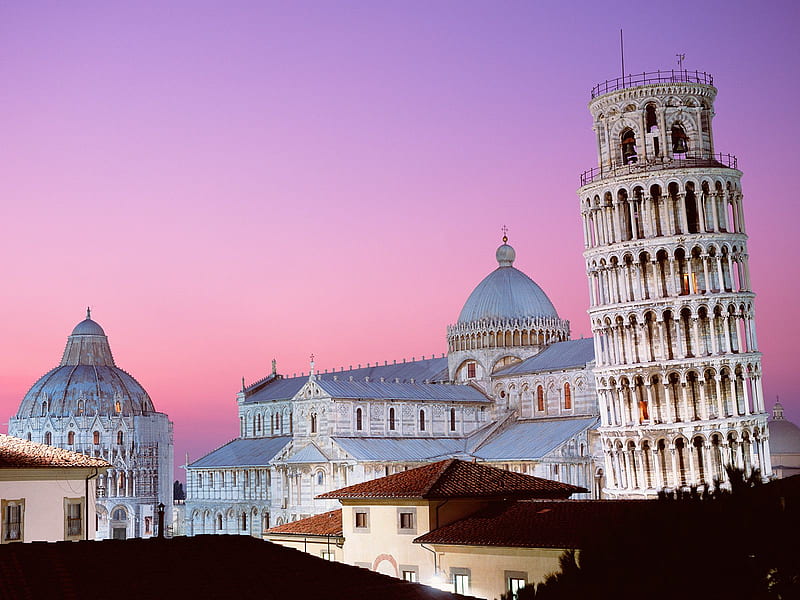 Leaning Tower of Pisa, pisa, italia, italy, HD wallpaper