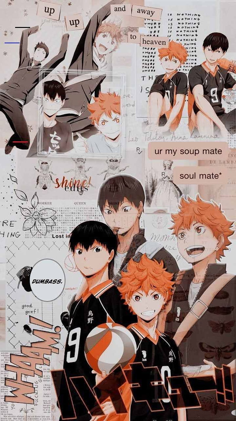 Haikyuu , anime, hinata, kageyama, HD phone wallpaper