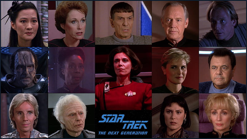 Star Trek: The Next Generation Characters, Star Trek TNG, Star Trek, Spock, McCoy, Star Trek The Next Generation Characters, HD wallpaper
