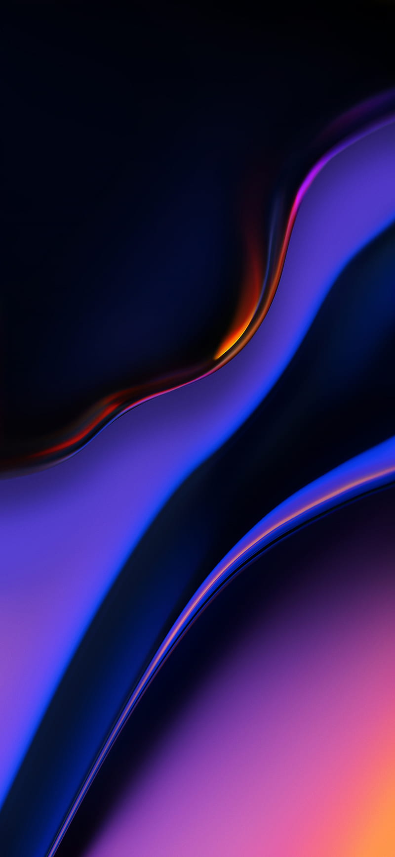 OnePlus 6T, ultra, purple, abstract, HD phone wallpaper