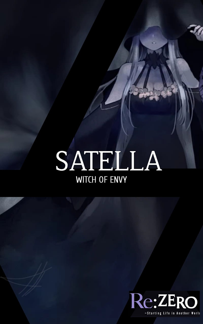 Satella WOE, anime, re zero, witch of envy, HD phone wallpaper