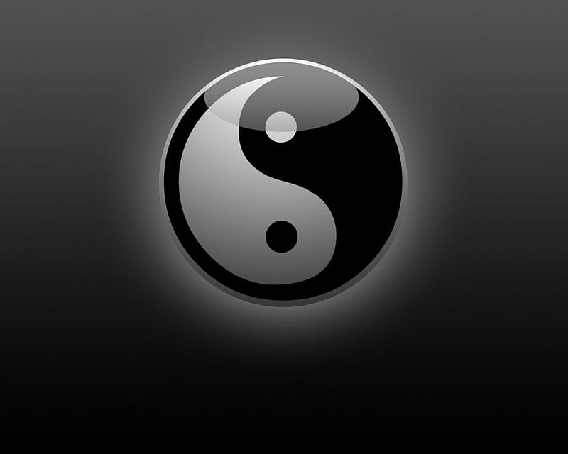 Yin Yang 3D Symbol , yang, yin yang, 3d, yinyang, symbol, yin, HD wallpaper