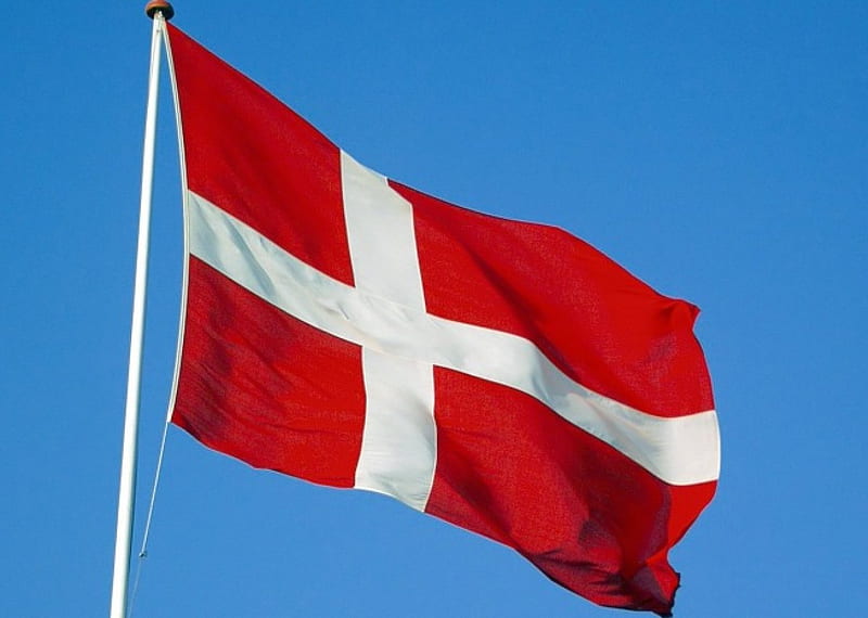 Dannebrog, Danish, Danish Flag, Land, Flag, DK, HD wallpaper