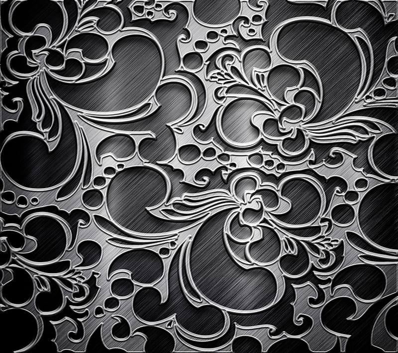 Carved Texture, black grey, carved txture, HD wallpaper