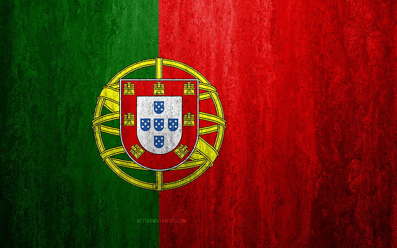 Flag Of Portugal, portugal, portuguese flag, flag, portuguese, HD wallpaper