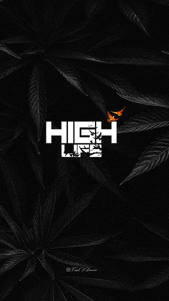 HIGHLIFE, high, highlife, life, marijuana, smoker, stoner weedsmoker, HD phone wallpaper